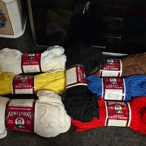 Aunt Lydia's Heavy Rug Yarn - Multi Color Skeins